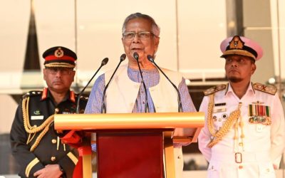 সশস্ত্র বাহিনীকে নির্বাচনে পেশাদারত্বের সঙ্গে দায়িত্ব পালনের আহ্বান প্রধান উপদেষ্টার