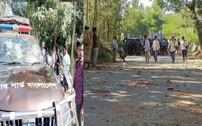 চকরিয়ায় যৌথবাহিনীর সাথে ইটভাটা শ্রমিক-জনতার মুখোমুখি সংঘর্ষ, গাড়ি ভাংচুর, আহত ২০