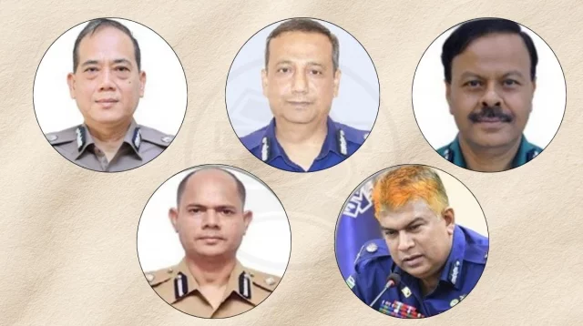 বাধ্যতামূলক অবসরে নৌ-পুলিশের প্রধানসহ ৫ অতিরিক্ত আইজিপি