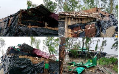 পেকুয়ায় ঝড়-বৃষ্টির তাণ্ডব, খোলা আকাশের নিচে ৪ পরিবার
