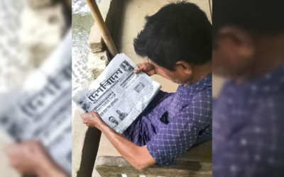 জীবন কেটেছে কাঁচি হাতে, নেশা সংবাদপত্র