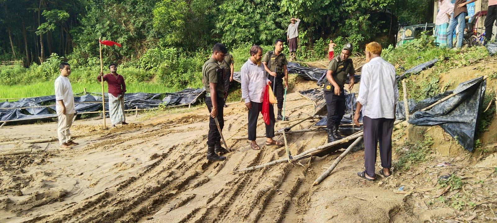 ঈদগাঁওয়ে অবৈধ বালু উত্তোলনে ইউএনওর অভিযান অব্যাহত