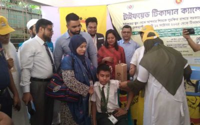 কক্সবাজারে টাইফয়েড টিকাদান ক্যাম্পেইন উদ্বোধন