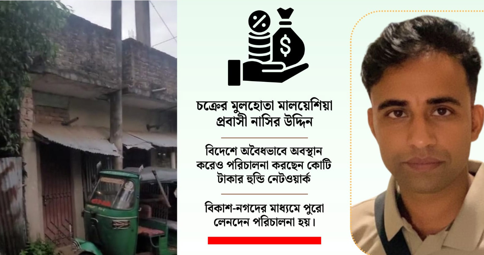 হুন্ডির অবৈধ টাকায় বনের জমিতে দালান নির্মাণ