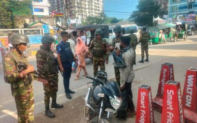 সন্দেহভাজন যানবাহনে তল্লাশি, কড়া নিরাপত্তায় দিন কাটাল কক্সবাজার