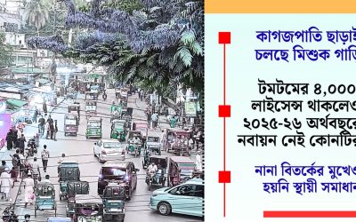 অবৈধ মিশুক-টমটমে জর্জরিত কক্সবাজার, স্থবির পর্যটন শহর