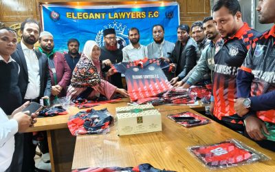 এলিগেন্ট লইয়ারস ফুটবল টিমের জার্সি উন্মোচন