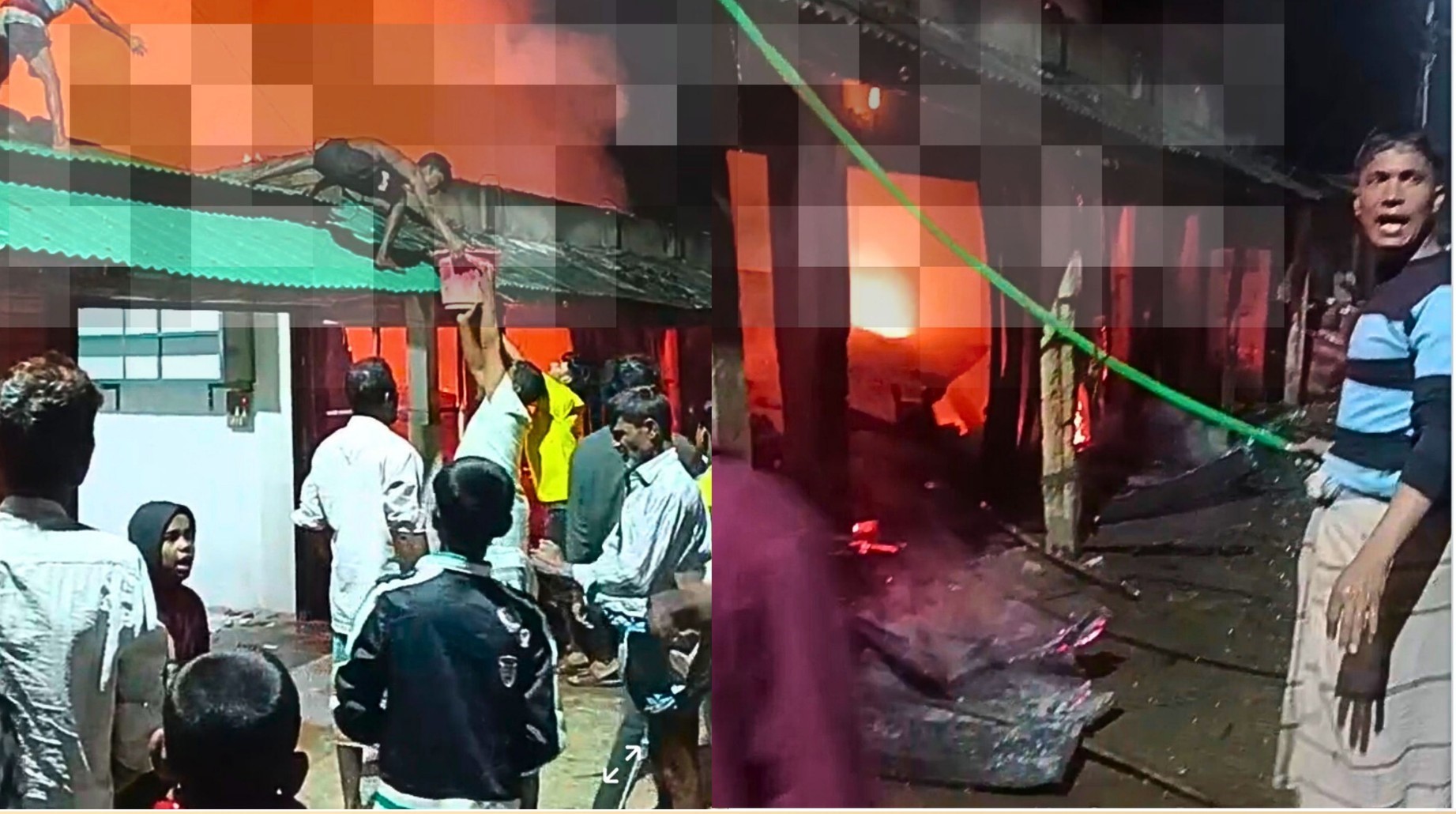 কক্সবাজার ও উখিয়ায় ভয়াবহ আগুন: এক রাতেই তিন পৃথক স্থানে অগ্নিকাণ্ড