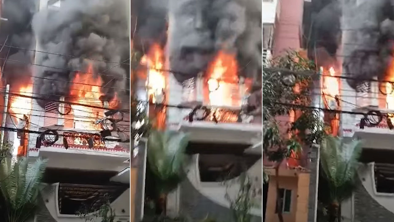 রান্নাঘরে বৈদ্যুতিক ত্রুটি বা গ্যাস লিকেজ থেকে আগুন, ধারণা পুলিশের