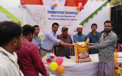 ব্র্যাকের উদ্যোগে সেন্টমার্টিনে ভূতুড়ে জাল ও প্লাস্টিক অপসারণ কর্মসূচি উদ্বোধন