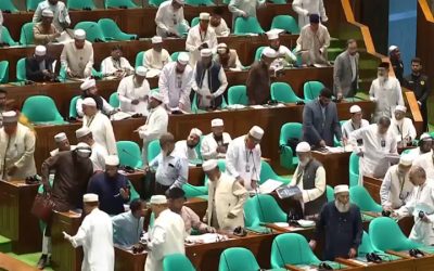 সংসদে বিরোধী দলের ওয়াকআউট