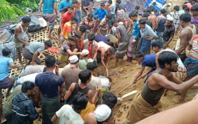 রোহিঙ্গা ক্যাম্পে পাহাড়ধসের ট্র্যাজেডি নিহত ৮ ছাত্রী, আহত ৫